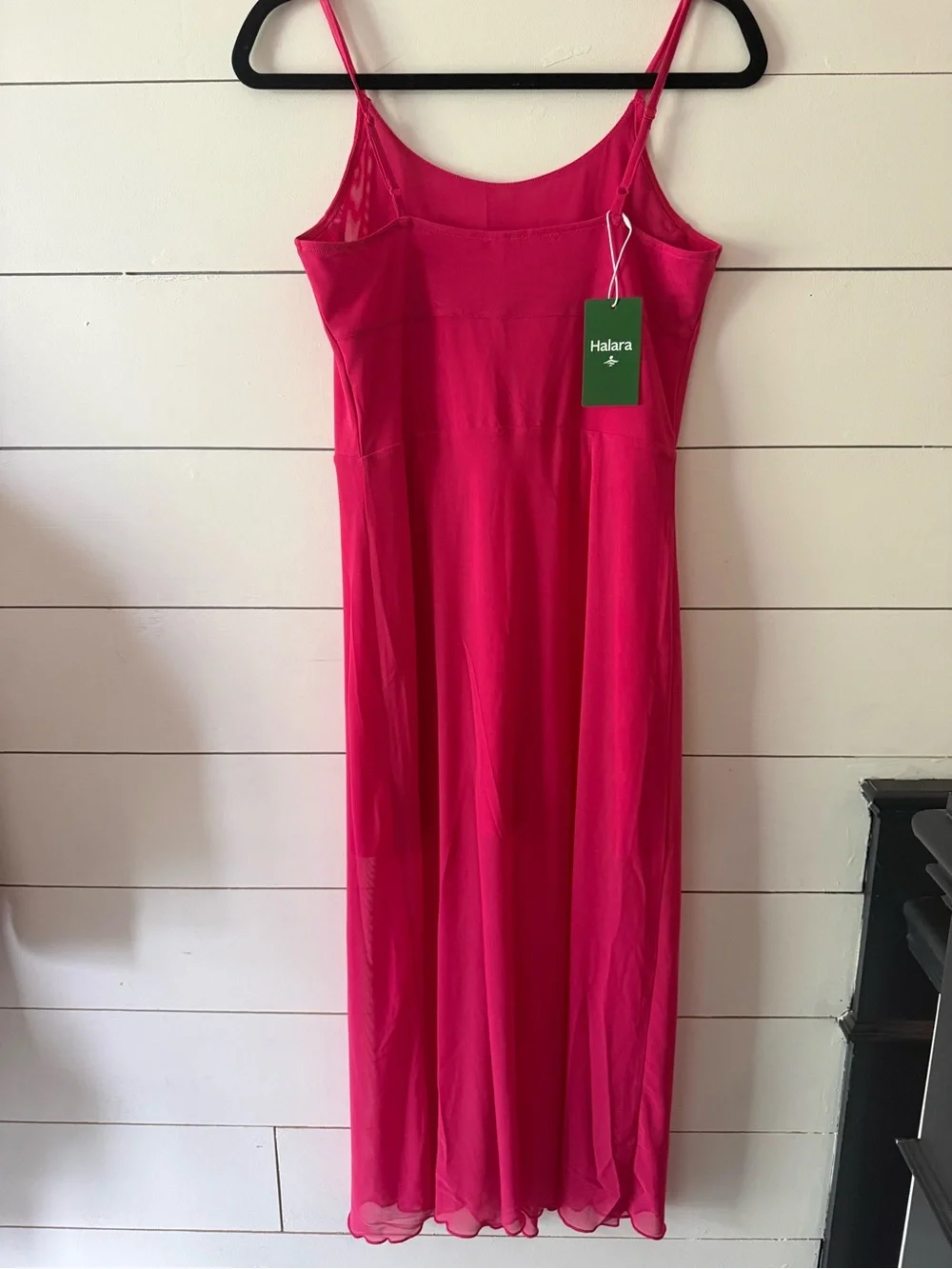 HALARA Hot Pink Sheer Mesh Slip Dress - Picture 4 of 5